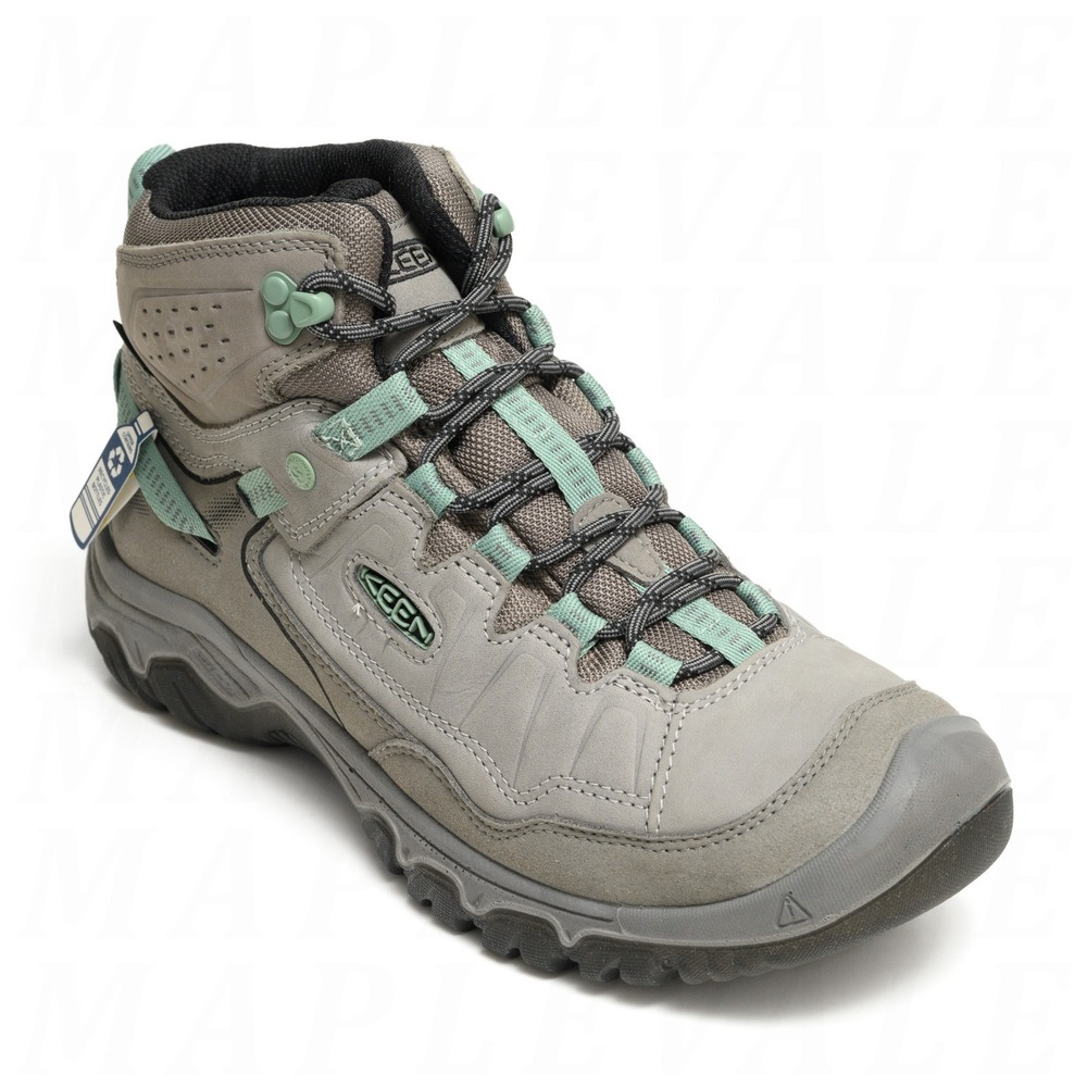 KEEN Targhee IV Mid Waterproof Womens Size 9.5 Hiking Boots - Alloy Gray 1028989 - Picture 6 of 11